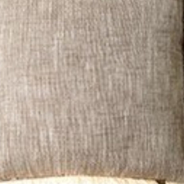 Set of 2 Stone Soft Chambray Accent Pillows