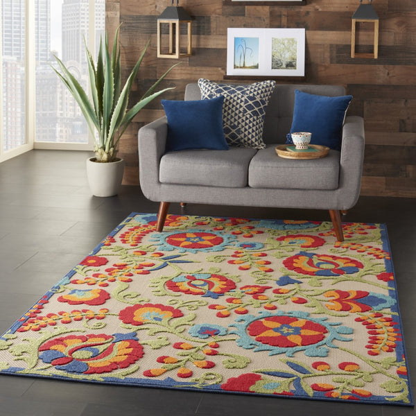 6’ x 9’ Mediterra Indoor Outdoor Area Rug