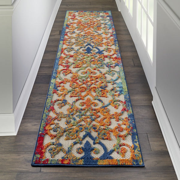 2' x 6’ Rainbow Colored Indoor Outdoor Runner Rug