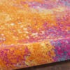 2’ x 6’ Abstract Brights Sunburst Runner Rug