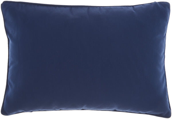 Navy Indoor Outdoor LumbarThrow Pillow