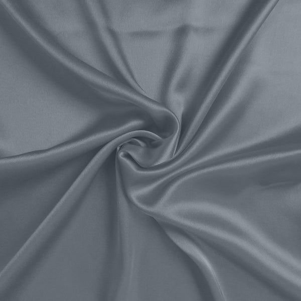 Dark Gray Dreamy Set of 2 Silky Satin King Pillowcases