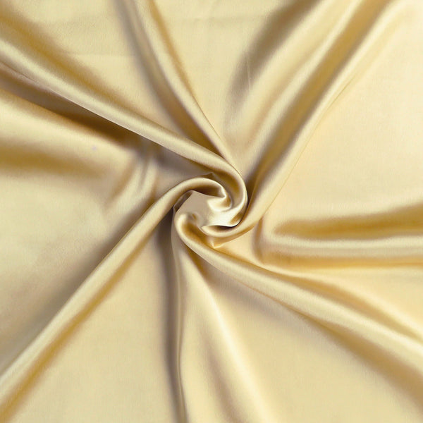 Pale Yellow Dreamy Set of 2 Silky Satin Queen Pillowcases