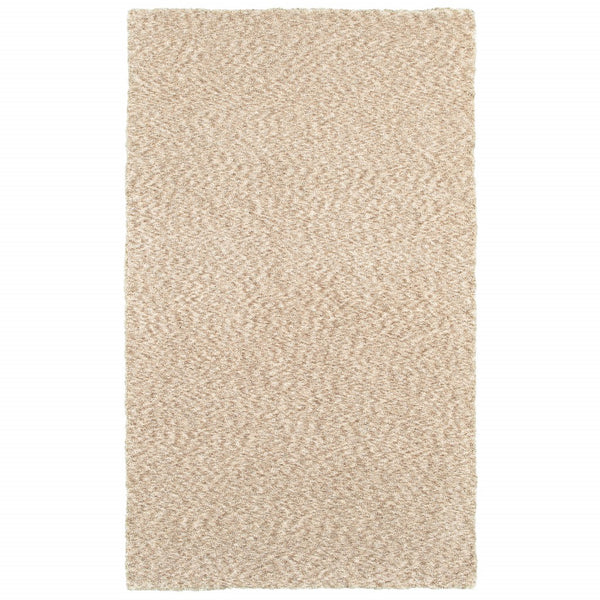 3’ x 5’ Modern Soft Tan Indoor Area Rug