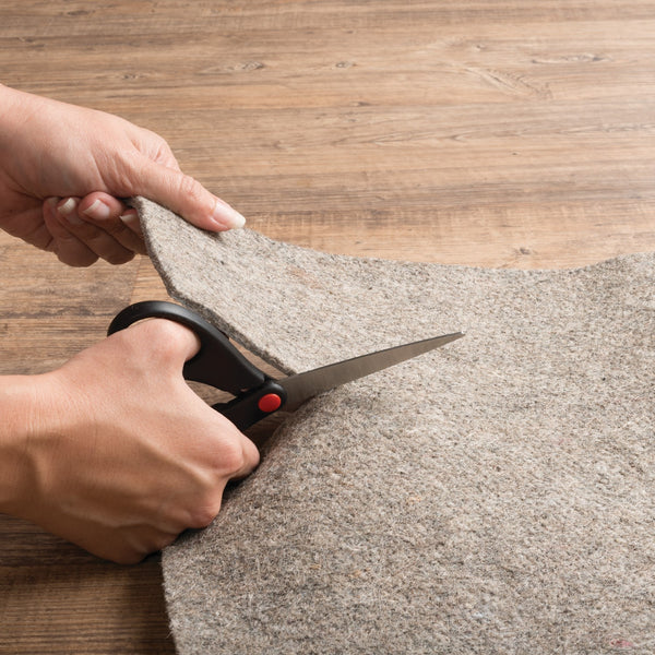 6' Round Grey Non Slip Rug Pad