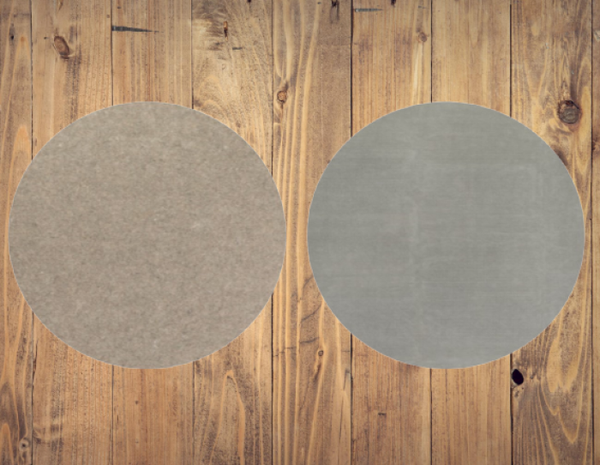 8' Round Grey Non Slip Rug Pad