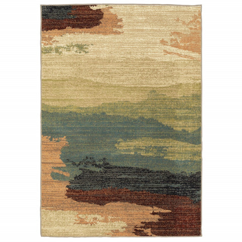 5’ x 7’ Modern Abstract Indoor Area Rug