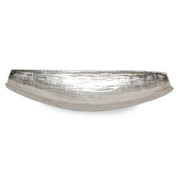 Silver Boat Shaped Modern Bowl