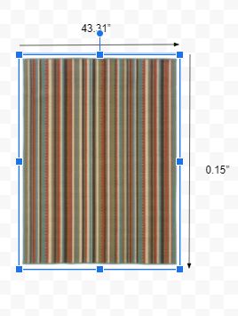 4’x6’ Green and Brown Striped Indoor Outdoor Area Rug