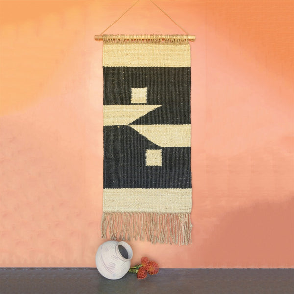 Black and Gold Bohemian Wall Hanging