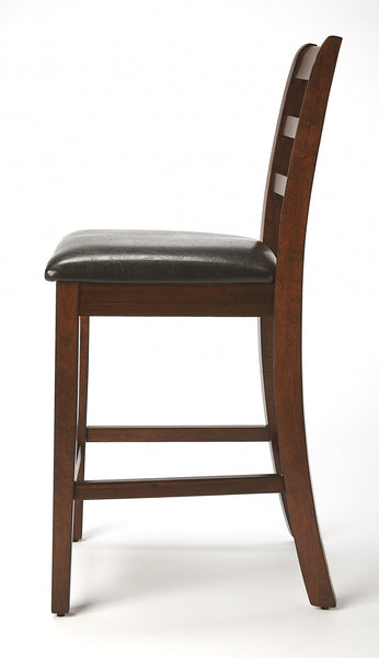 Dark Brown High Pub Stool