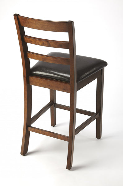 Dark Brown High Pub Stool