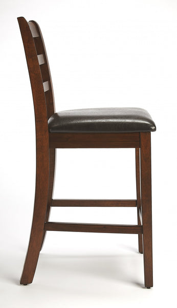 Dark Brown High Pub Stool