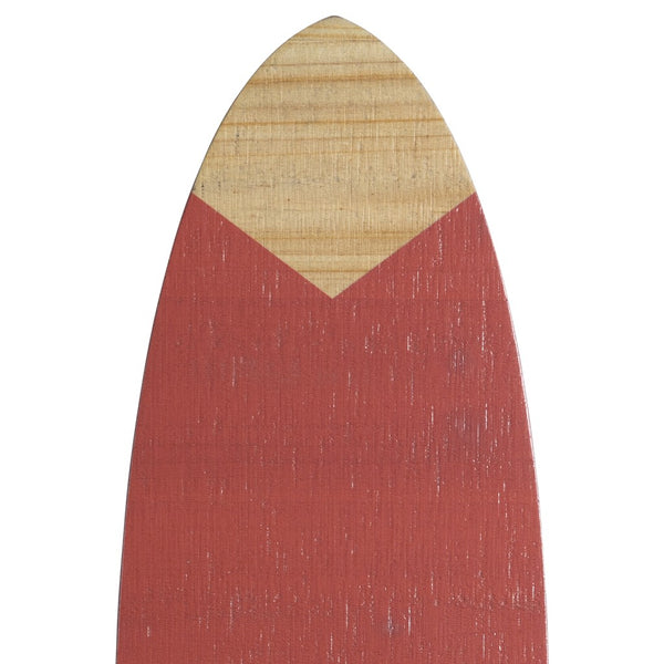 Mini Striped Surfboard Wall Decor