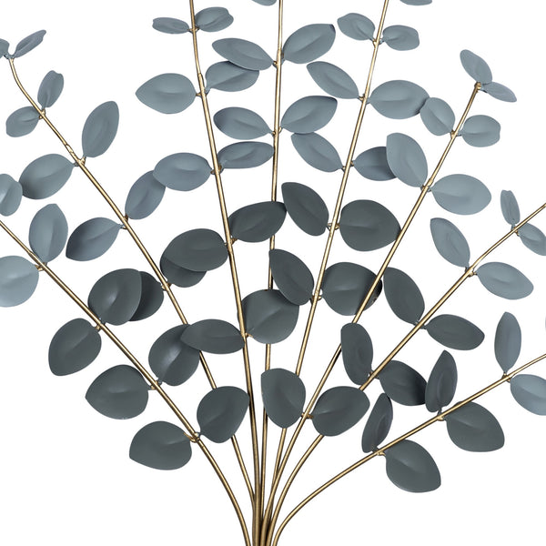 Blue Ombre Eucalyptus Bouquet Wall Decor