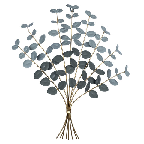 Blue Ombre Eucalyptus Bouquet Wall Decor