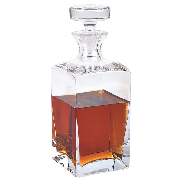 European Mouth Blown Lead Free Crystal Liquor Decanter