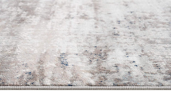 2’ x 10’ Navy Blue Distressed Striations Runner Rug