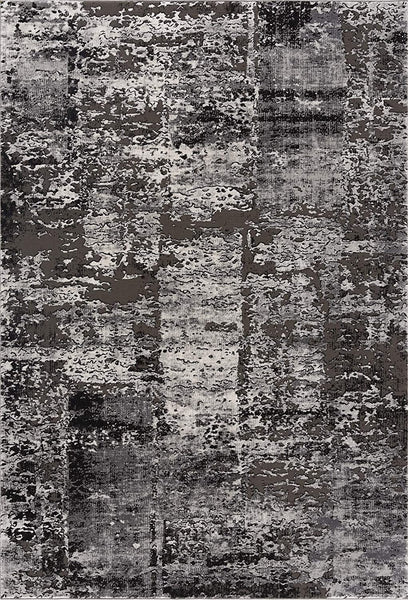 3’ x 5’ Gray Modern Abstract Area Rug