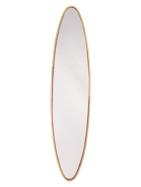 Full Length Gold Oval Mirror