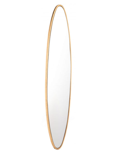 Full Length Gold Oval Mirror