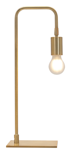 Smooth Copper Table or Desk Lamp