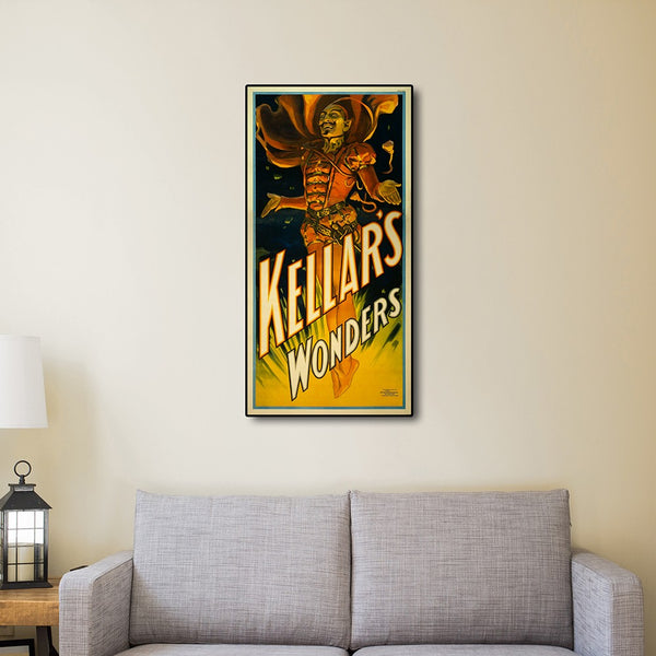 36" x 72" Keller's Wonders Vintage Magic Poster Wall Art