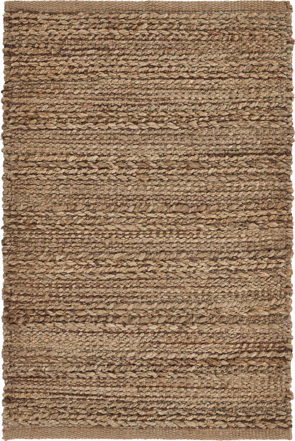 2’ x 3’ Brown Braided Scatter Rug