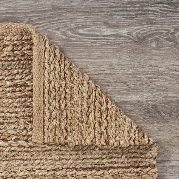 2’ x 3’ Brown Braided Scatter Rug