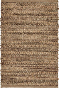 2’ x 3’ Brown Braided Scatter Rug