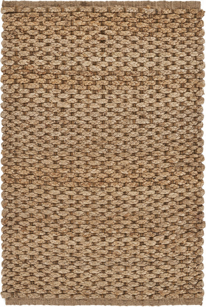 2’ x 3’ Tan Interwoven Mid Century Scatter Rug