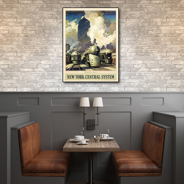 11" x 14" New York Railroad Vintage Travel Poster Wall Art