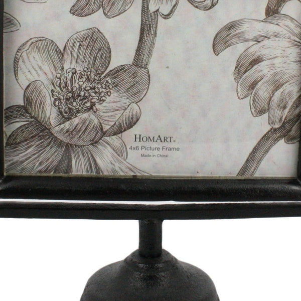 4x6 Black Metal Horizontal Pedestal Frame