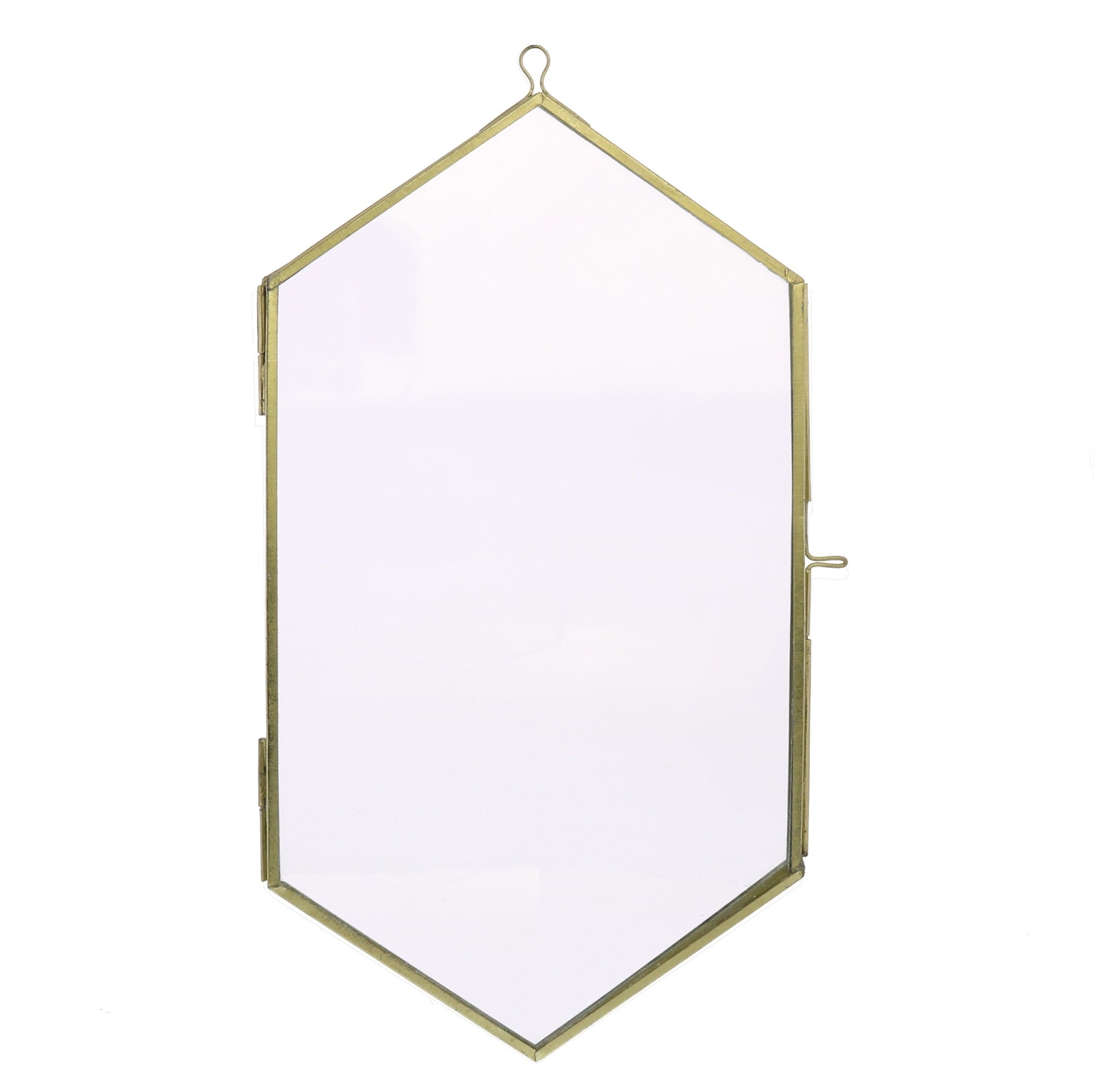 Gold Metal Diamond Hanging Frame