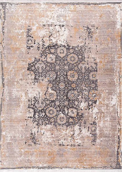 2’ x 4’ Gray Washed Out Persian Area Rug