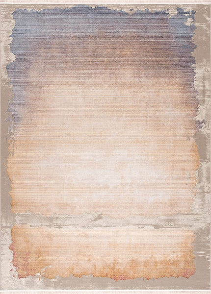 2’ x 4’ Beige Faded Sunset Area Rug