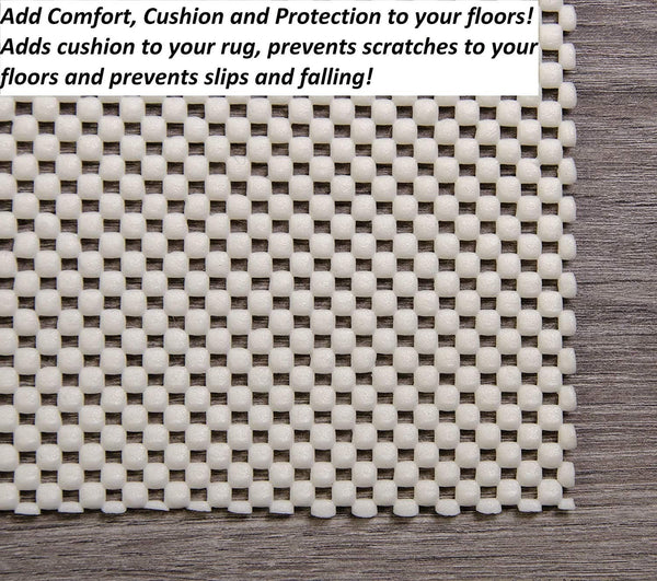 2' x 8' Ivory King's Premium Non Slip Rug Pad