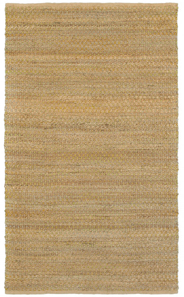 5’ x 8’ Classic Beige Toned Jute Area Rug