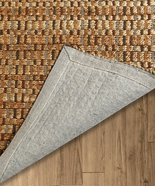 5’ x 8’ Tan Classic Interwoven Area Rug