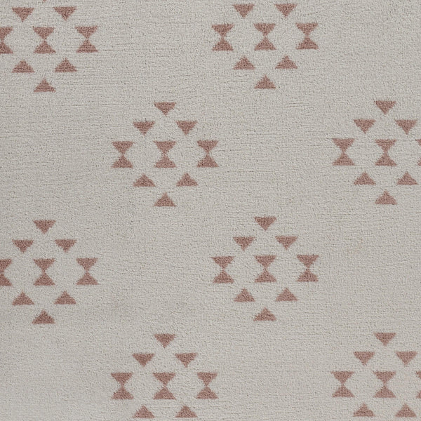 5’ x 7’ Tan and Beige Southwestern Area Rug