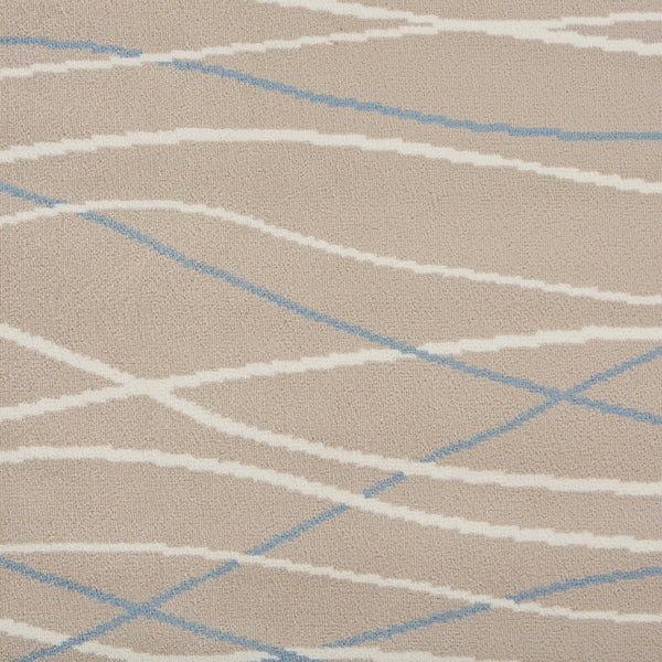 5’ x 7’ Gray Contemporary Waves Area Rug