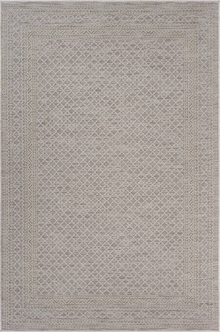 5’ x 7’ Gray Classic Indoor Outdoor Area Rug