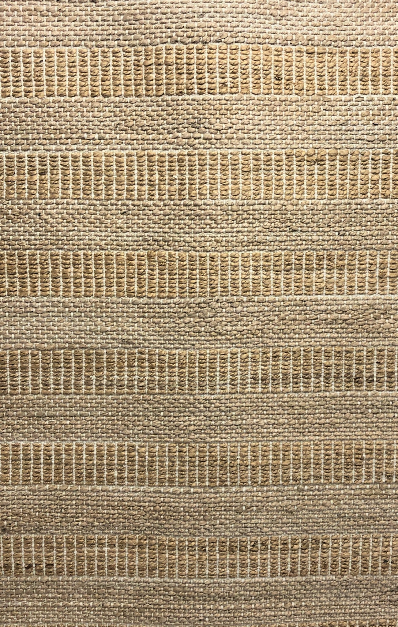 5’ x 7’ Tan Geometric Striped Area Rug