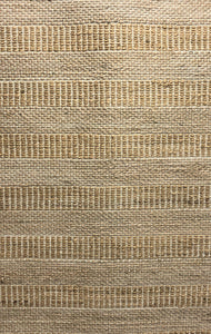 5’ x 7’ Tan Geometric Striped Area Rug