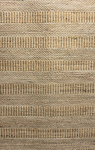 5’ x 7’ Tan Geometric Striped Area Rug