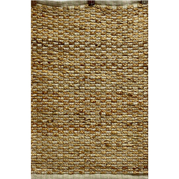 2’ x 3’ Tan and Sage Checkered Scatter Rug