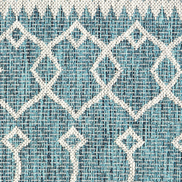 2’ x 3’ Blue Array Indoor Outdoor Scatter Rug