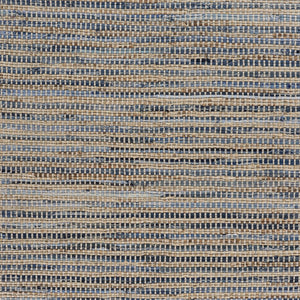 3’ x 5’ Blue and Beige Striped Area Rug