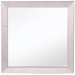 Grey Square Glass Mirror