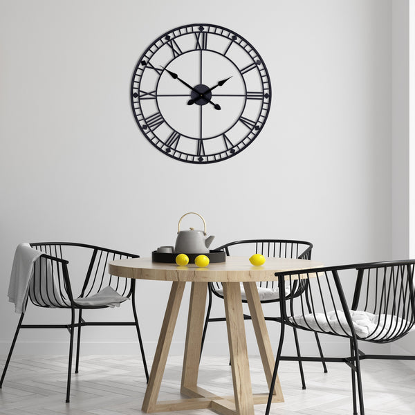 Stratton Home Decor Modern 31.5" Evan Wall Clock